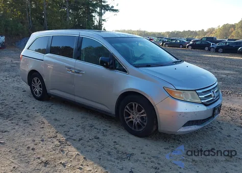 2011 Honda Odyssey Ex-L from USA, damaged, VIN 5FNRL5H62BB072519